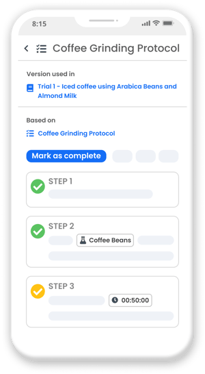 Labstep Coffee Grinding protocol Labstep Coffee Grinding protocol